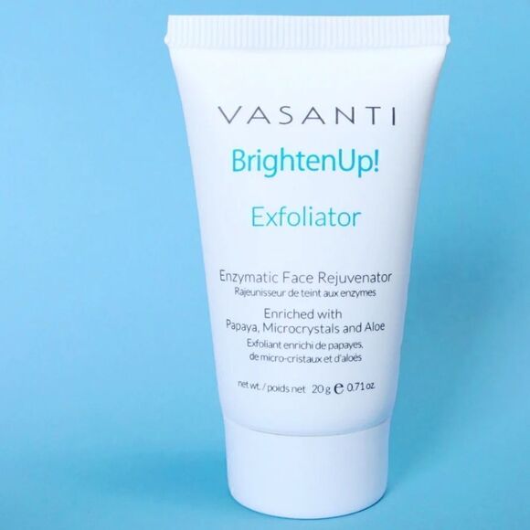 Vasanti BrightenUp! Exfoliator - Enzymatic Face Rejuvenator - Deluxe Sample 20g - Picture 6 of 16